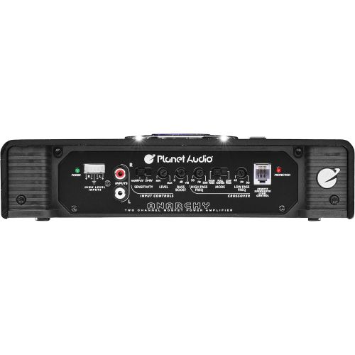  Planet Audio AC1000.2 2 Channel Car Amplifier - 1000 Watts, Full Range, Class A/B, 2-4 Ohm Stable, Mosfet Power Supply, Bridgeable