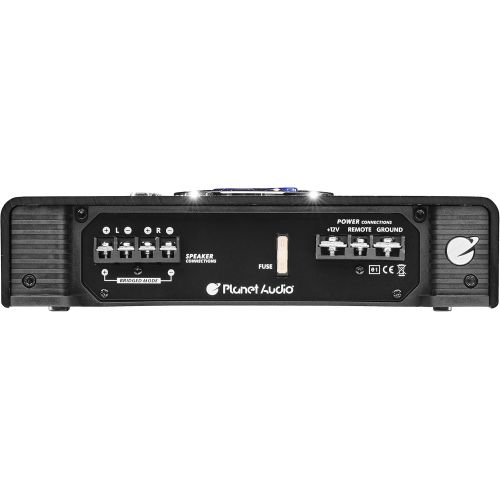  Planet Audio AC1000.2 2 Channel Car Amplifier - 1000 Watts, Full Range, Class A/B, 2-4 Ohm Stable, Mosfet Power Supply, Bridgeable