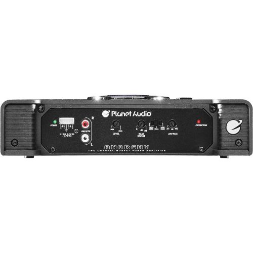  Planet Audio AC600.2 2 Channel Car Amplifier - 600 High Output, Full Range, Class A/B, 2 - 4 Ohm Stable, Mosfet Power Supply, Bridgeable