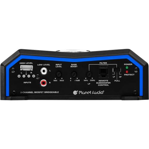  Planet Audio PL3000.2 2 Channel Car Amplifier - 3000 Watts, Full Range, Class A/B, 2/8 Ohm Stable, Mosfet Power Supply, Bridgeable