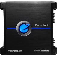 Planet Audio TR1500.1M Monoblock Car Amplifier - 1500 Watts, 2/4 Ohm Stable, Class A/B, Mosfet Power Supply, Great for Subwoofers