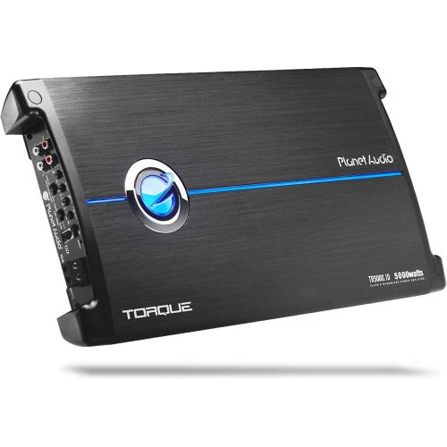  Planet Audio TR5000.1D Class D Car Amplifier - 5000 Watts, 1 Ohm Stable, Digital, Monoblock, Mosfet Power Supply, Great for Subwoofers