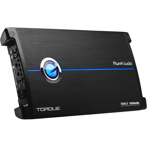  Planet Audio TR5000.1D Class D Car Amplifier - 5000 Watts, 1 Ohm Stable, Digital, Monoblock, Mosfet Power Supply, Great for Subwoofers