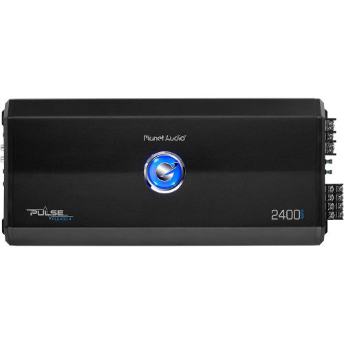  Planet Audio PL2400.4 4 Channel Car Amplifier - 2400 Watts, Full Range, Class A/B, 2/8 Ohm Stable, Mosfet Power Supply, Bridgeable