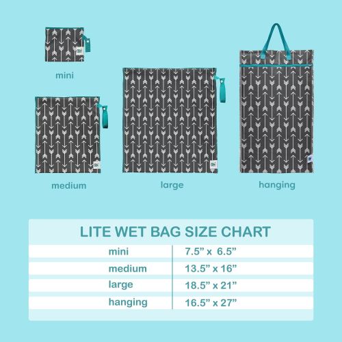  Planet Wise Medium Lite Wet Bag, Moo-Licious