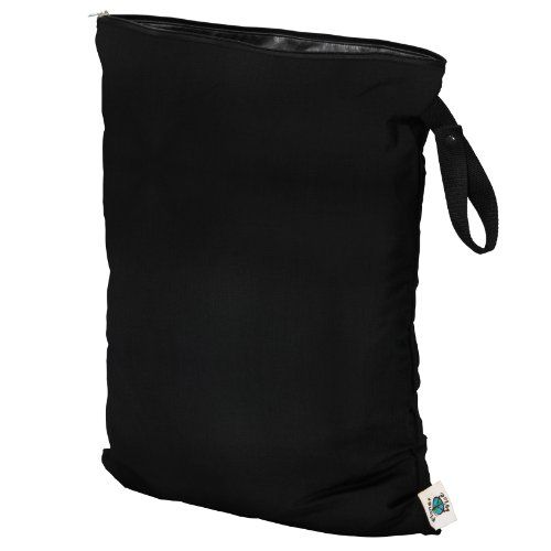  Planet Wise Wet Bag, Large, Black (Made in The USA)
