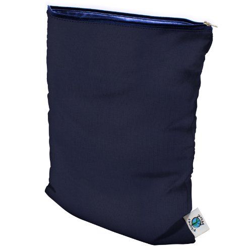  Planet Wise Wet Bag, Medium, Navy (Made in The USA)