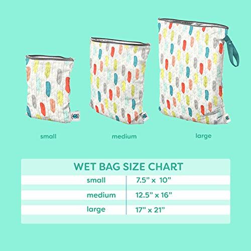  Planet Wise Wet Bag, Medium, Navy (Made in The USA)