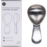 Planetary Design Airscape Stainless Steel Coffee Scoop - 2 Tablespoons Stainless Steel Spoon, Perfectly Proportioned and Ergonomic, Fits inside the Airscape Canister