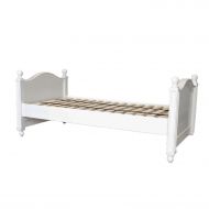 Plank & Beam c12 Decorative Curve Platform Bed Twin White