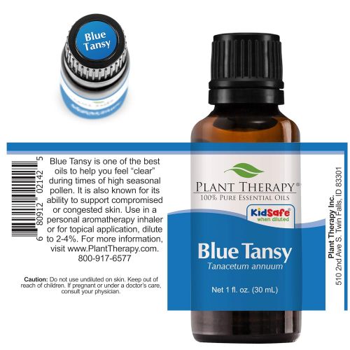  Plant Therapy Blue Tansy Essential Oil. 100% Pure, Undiluted, Therapeutic Grade. 30 ml (1 oz).