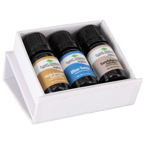  Plant Therapy Precious Oils Essential Oil Set. 100% Pure, Undiluted, Therapeutic Grade Oils of Helichrysum Italicum, Blue Tansy and Australian Sandalwood. 5 ml (13 oz) each.