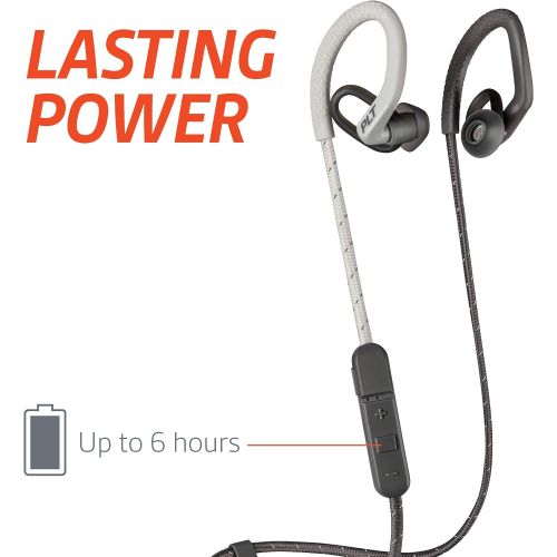  Plantronics BackBeat FIT 350 Wireless Headphones, Stable, Ultra-Light, Sweatproof in Ear Workout Headphones, Black