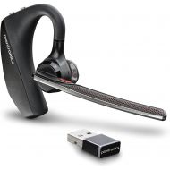 Plantronics - Voyager 5200 UC (Poly) - Bluetooth Single-Ear (Monaural) Headset - USB-A Compatible to connect to your PC and/or Mac - Works with Teams, Zoom & more - Noise Canceling