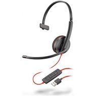 [아마존베스트]Plantronics Blackwire C3210 Headset Noise Cancelling Soundguard and Flexible Microphone Arm, Black