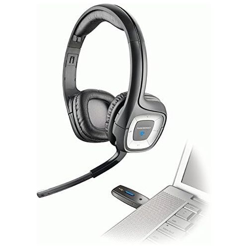  New Plantronics AUDIO995 .Audio 955 USB Wireless Stereo Headset w/Noise Canceling Mic PLNAUDIO995