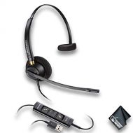 Plantronics EncorePro HW515 USB Monaural On Ear Headset (203442 01) Essential Bundle