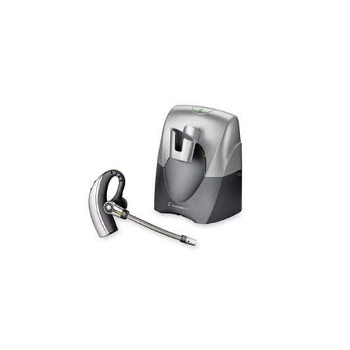  Plantronics CS70N Wireless Earset Wireless Connectivity Mono Behind the ear Silver, Gray