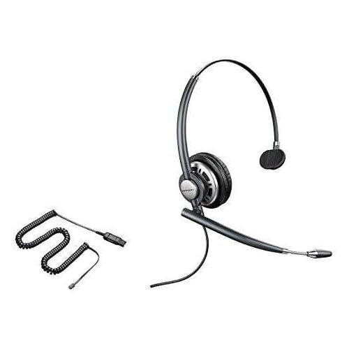  Avaya Compatible Plantronics EncorePro 710 HW710 VoIP Noise Canceling Headset Bundle Avaya 1408, 1416, 2410, 2420, 4606, 4610, 4610SW, 4612, 4620, 4620SW, 4621, 4621SW, 4622SW, 462