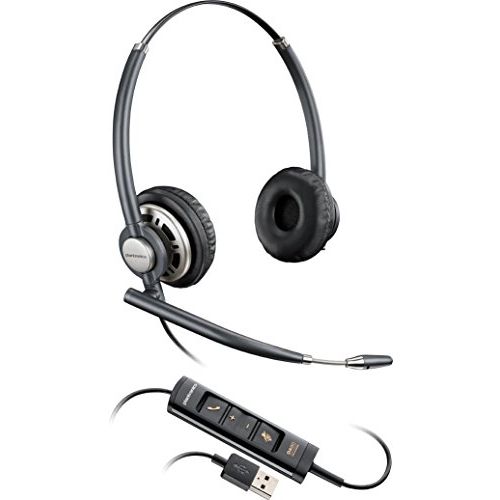  Plantronics Corded Headset with USB Connection