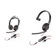 Plantronics Blackwire C5220 Headset 207576 01 & Blackwire 5210, USB A