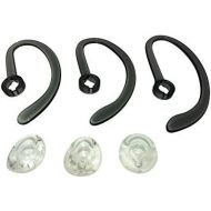 Plantronics Ear Buds, Spare Kit Earloops Buds for Plantronics WH500 CS540 W440 Savi W740 Includes: 3 Earloop & 3 Eartips Satisfaction Guarantee (Spare Kit 1 Pack)