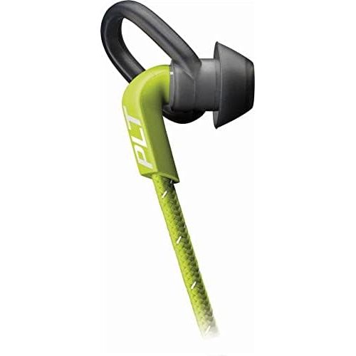  Plantronics BackBeat FIT 300 Sweatproof Sport Earbuds, Wireless Headphones, Grey/Lime