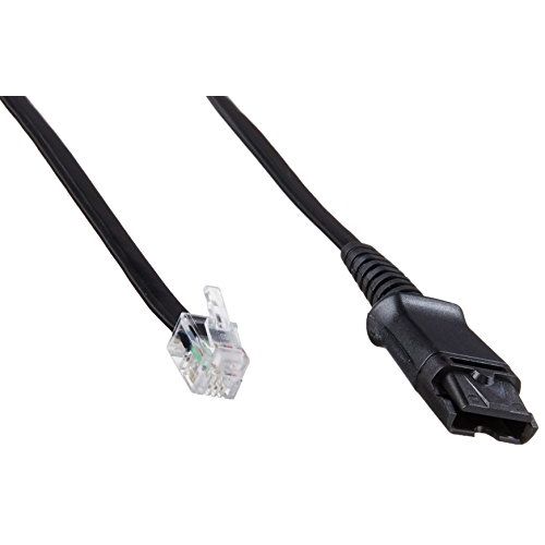  Plantronics U10P S Headset Cable, coil cord to QD modular plug