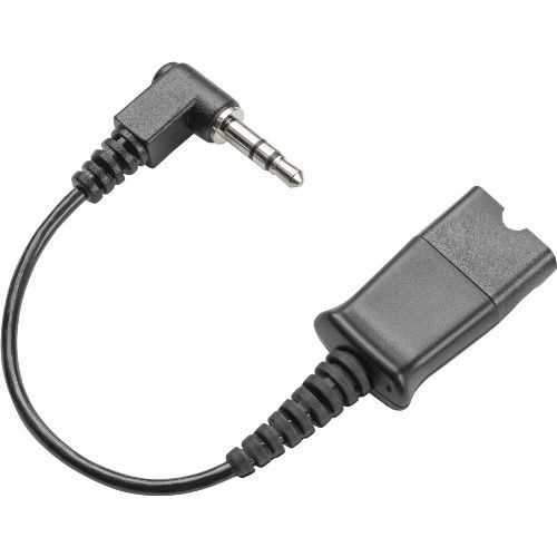  Plantronics Cable Assy 3.5 Mm Right Angle Plug with qd