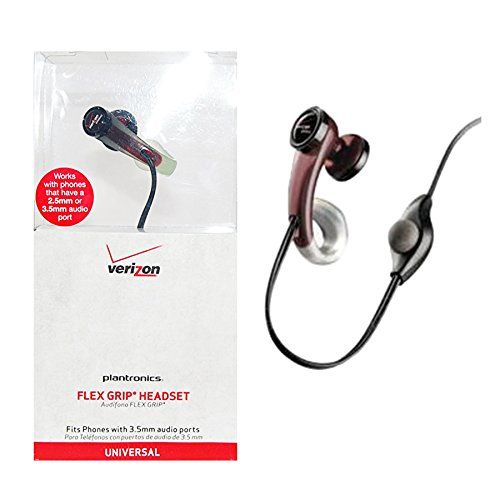  Plantronics MX200 FlexGrip Universal Earbud Headset 2.5mm & 3.5mm