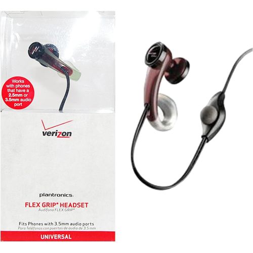  Plantronics MX200 FlexGrip Universal Earbud Headset 2.5mm & 3.5mm