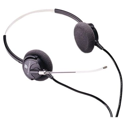  Plantronics Supra Binaural Headset Includes 1 Extra Voice Tube