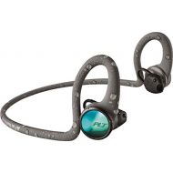 Plantronics Backbeat FIT 2100 Ultra Stable Rugged Sweatproof Waterproof Wireless in Ear Sports Headphones, Gray (Non Retail Packaging)