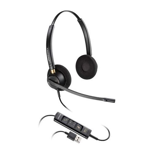  Plantronics EncorePro HW525 USB Binaural On Ear Headset