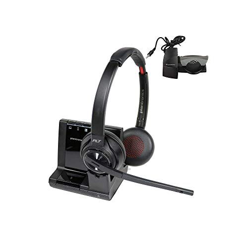  Plantronics Savi 8220 Wireless Headset System Bundle with Lifter Productivity Package