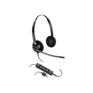 Plantronics Corded Headset with USB Connection, Black