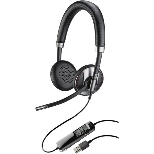  Plantronics 202581 01 Wired Headset, Silver/Black