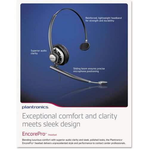  Plnhw710 Plantronics Encorepro HW710 Wired Mono Headset