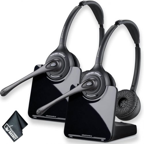  Plantronics CS520 Wireless Headset System Bundle 2 Pack