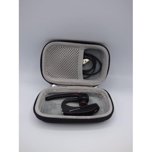  206110 01 Plantronics (Poly) 5200 UC Bluetooth Headset Bundle. Includes Headset, Charging case, Wall Plug, earpieces and Yismo Water Resistant Carry case. PC, Mac, Android and Most