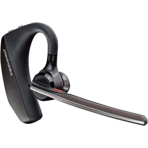  Plantronics Voyager 5200 Office(Poly) Bluetooth Over the Ear (Mono) Headset Sound Guard Noise Canceling Mic Connects to Deskphone/PC Mac Works with Teams (Certified), Zoom &