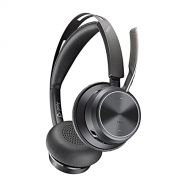 Poly Voyager Focus 2 Office USB A (Plantronics) Bluetooth Dual Ear (Stereo) Headset with Boom Mic USB A PC/Mac/Desk Phone Compatible Active Noise Canceling Works with Tea