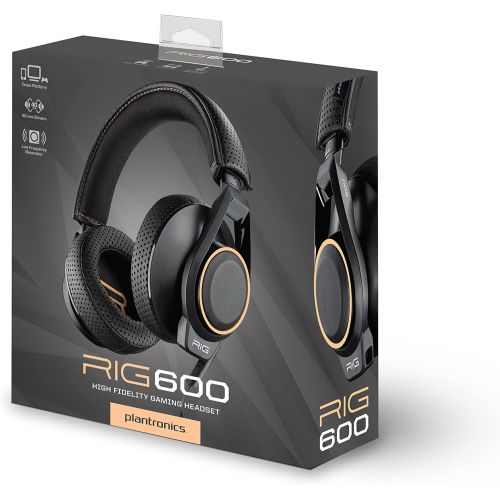  Plantronics RIG 600 Gaming Headset with High-Fidelity Sound and Removable Mic, Professional Gaming Headset