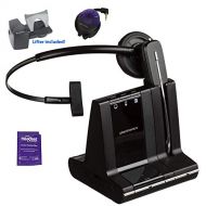 Plantronics Savi W740 Wireless Office Headset System (Certified Refurbished) (Headset+Lifter+Busy Light)