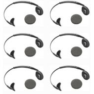 Plantronics (66735-01-) 6-Pack Uniband Headband with Leatherette Ear Cushion For Wireless Headsets