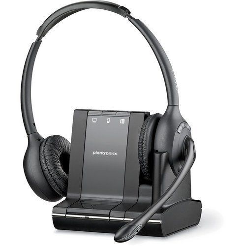  Plantronics Over-the-head Binaural Lightweight Multi Device Wireless Noise-canceling Headset System