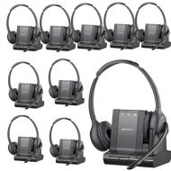 Plantronics PL-84004-01 Savi W720m Multidevice Headset Landline Telephone Accessory (10 Pack)