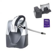 Plantronics CS70n Wireless Headset System Bundle with Lifter and Headset Advisor Wipe (Certified Refurbished)