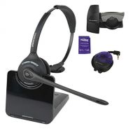 Plantronics CS510 Wireless Headset System Bundled with Lifter, Busy Light and Headset Advisor Wipe- Professional Package