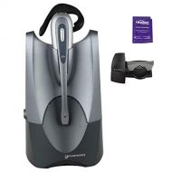 Plantronics CS50 Wireless Headset Bundle with Lifter and Headset Advisor Wipe (Certified Refurbished)